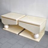 Pair of vintage bedside tables from the 1980s