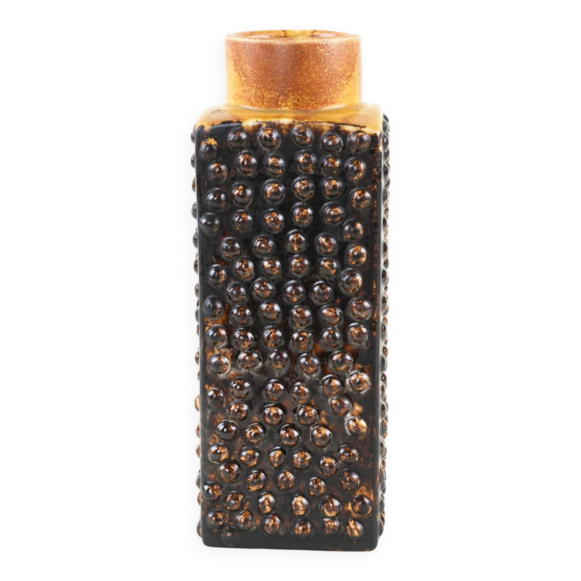 Ceramic vase, West Germany, 1970s, manufactured by P.M. Keramik