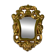 Lembo François | Golden ceramic mirror | MCM | Rocaille