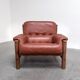 Vintage brutalist, Brazilian style lounge chair, 1960s