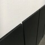 Postmodern Italian graffiti shelf by Rodney Kinsman for Bieffeplast, 1980s.