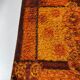 Original Scandinavian Square Pattern Rya Rug by Ege Taepper, 1960s, Denmark 96x161cm