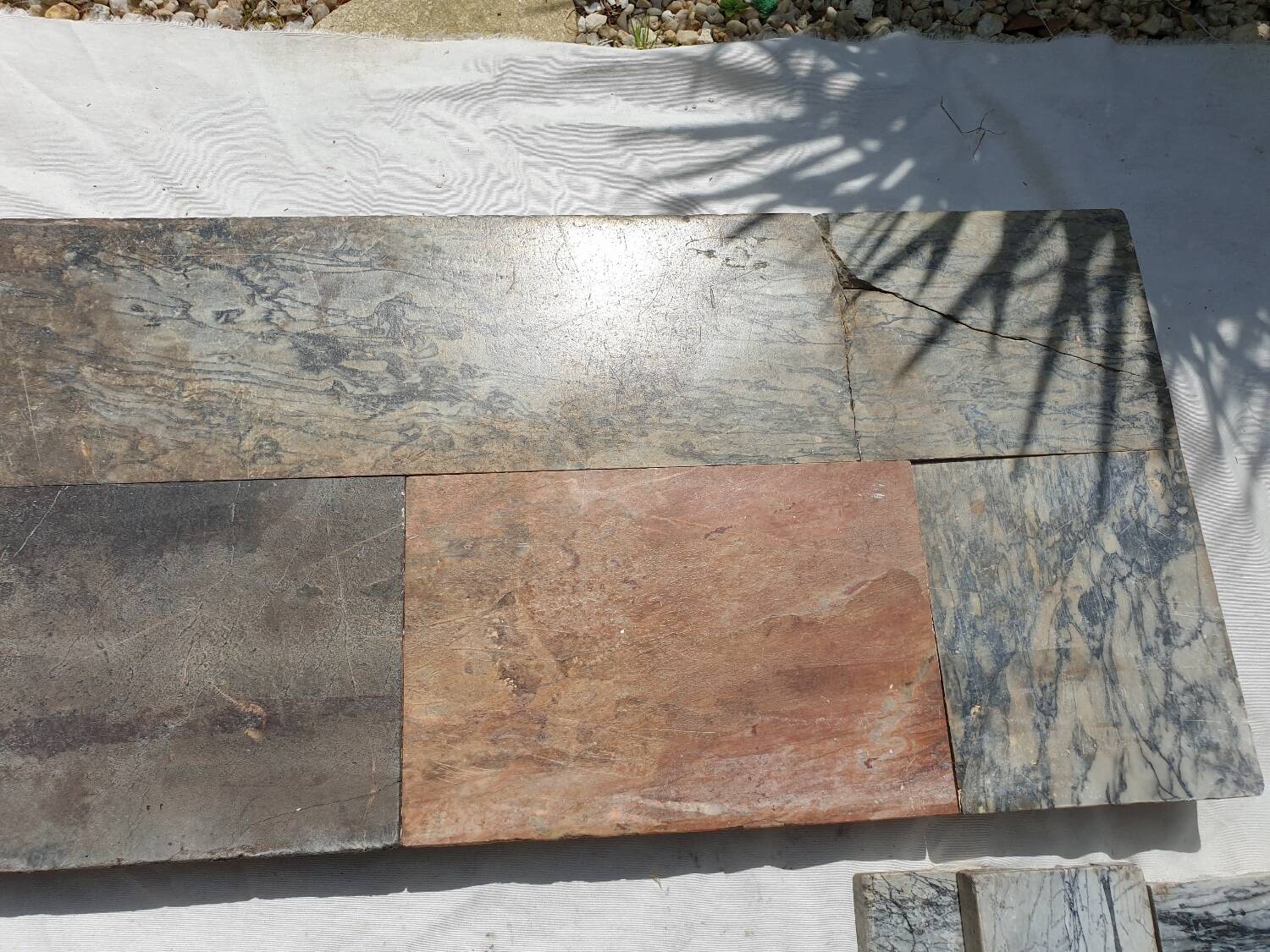 Napoleon III modillion fireplace in gray marble late 19th century