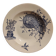 Assiette creuse vintage française, R. Lafitte, Terre de Fer, Salins