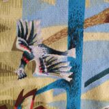 Silkscreened tapestry "The Forest" by Robert Debiève