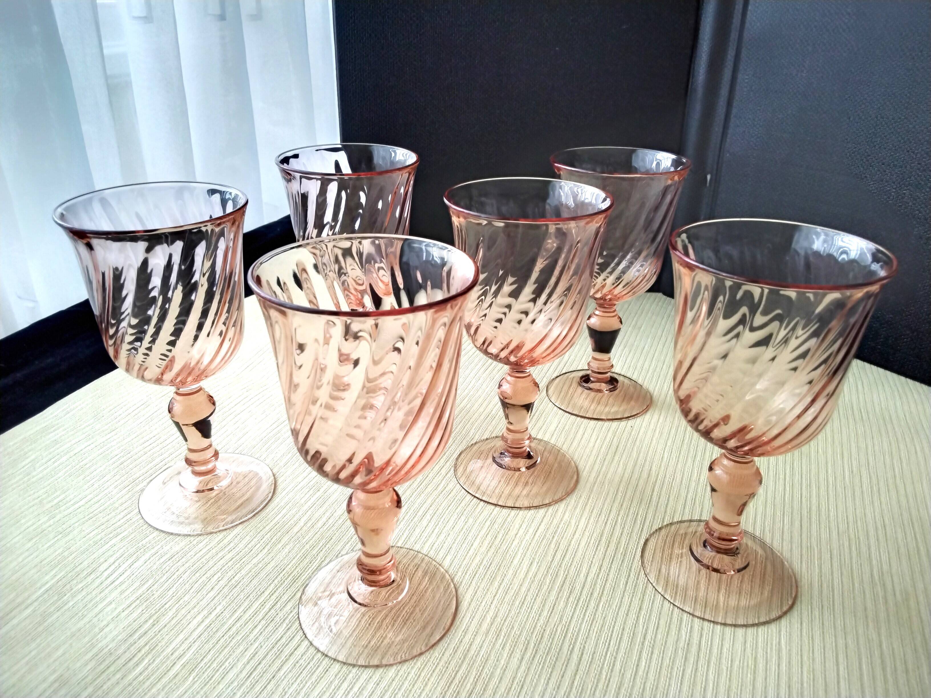 6 Verres à vin Luminarc  Modèle Rosaline