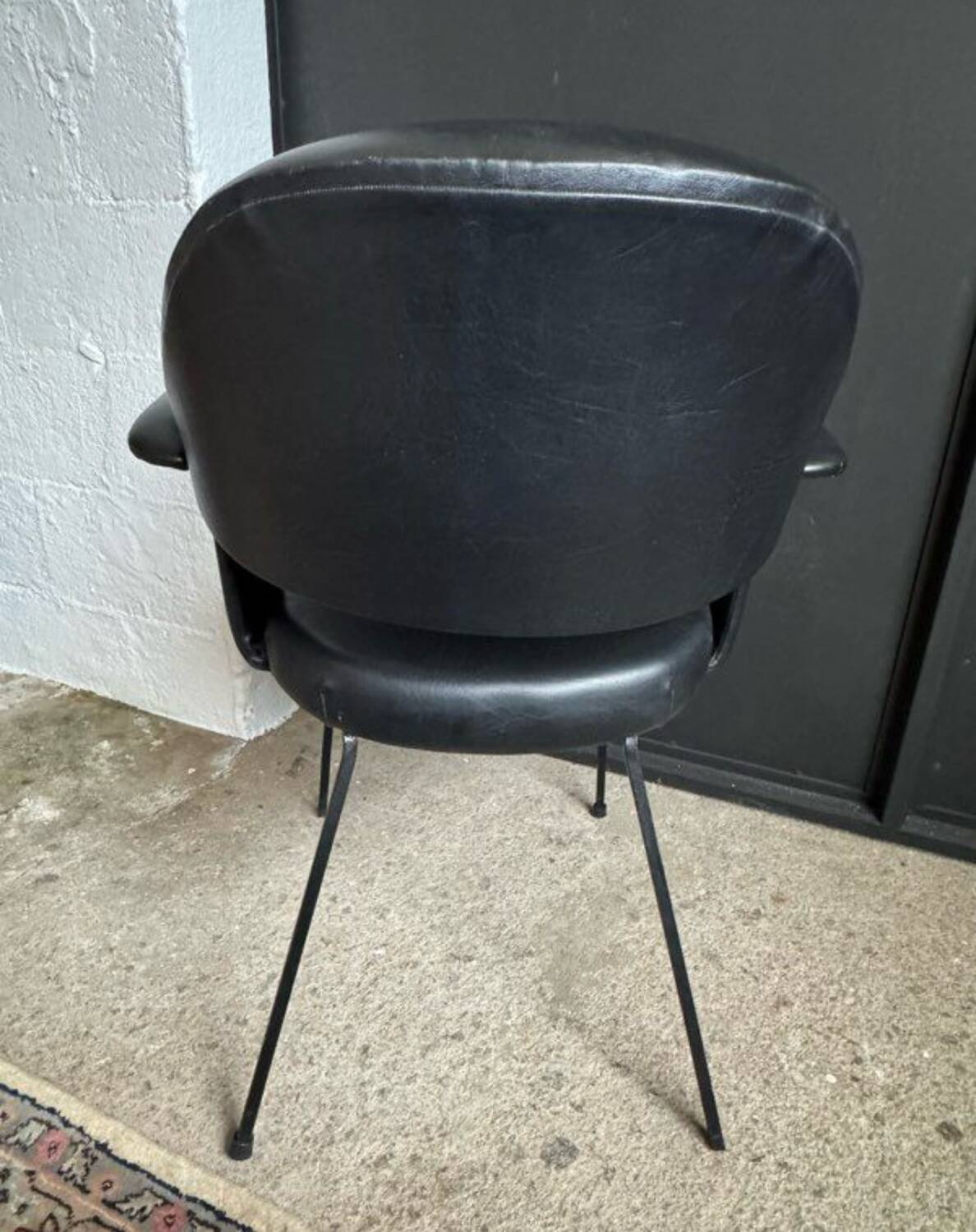 Black armchair from the 1950s
