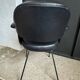 Fauteuil noir années 50