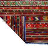 Anatolian handmade kilim rug 265 cm x 168 cm