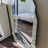 Miroir art déco hexagonal 131 x 88 cm