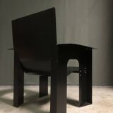 Rare rietveld arm chair by giandomenico belotti for alias, 1984