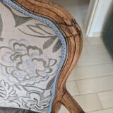 Louis XV style cabriolet armchair