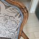 fauteuil cabriolet de style Louis XV