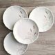 Set of 4 plates with Bavaria wheat ear desserts