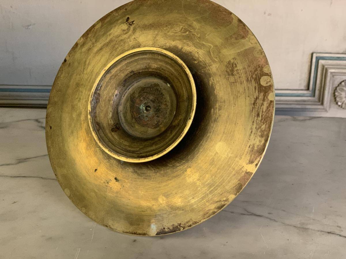 Gilded bronze inkwell, Egyptomania