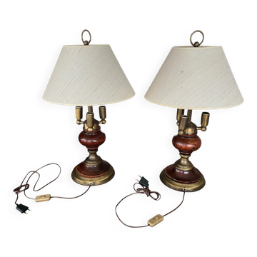 Set of 2 vintage lamps
