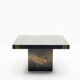 Pair Guy Lefevre Brass Laqué Sofa Tips for Roset Line 1970