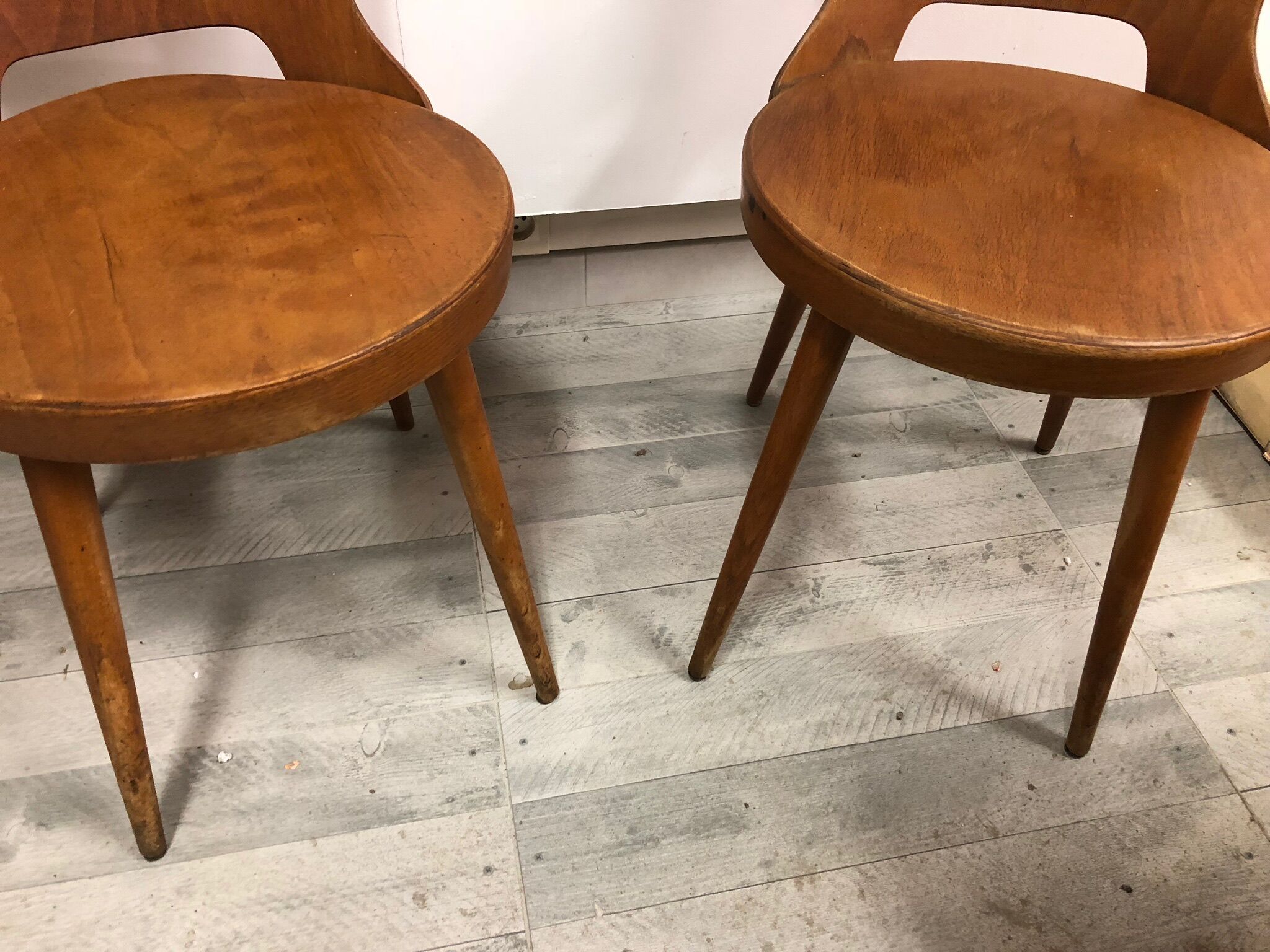 Set of 2 chairs Baumann model "Dove".