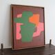 Abstrait contemporain "brick"