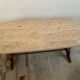Travertine and wood coffee table from the 60s-70s