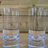 Set of 4 crystal tumbler glasses, Moser