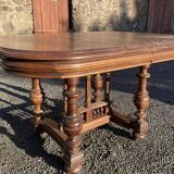 19th century table, solid wood