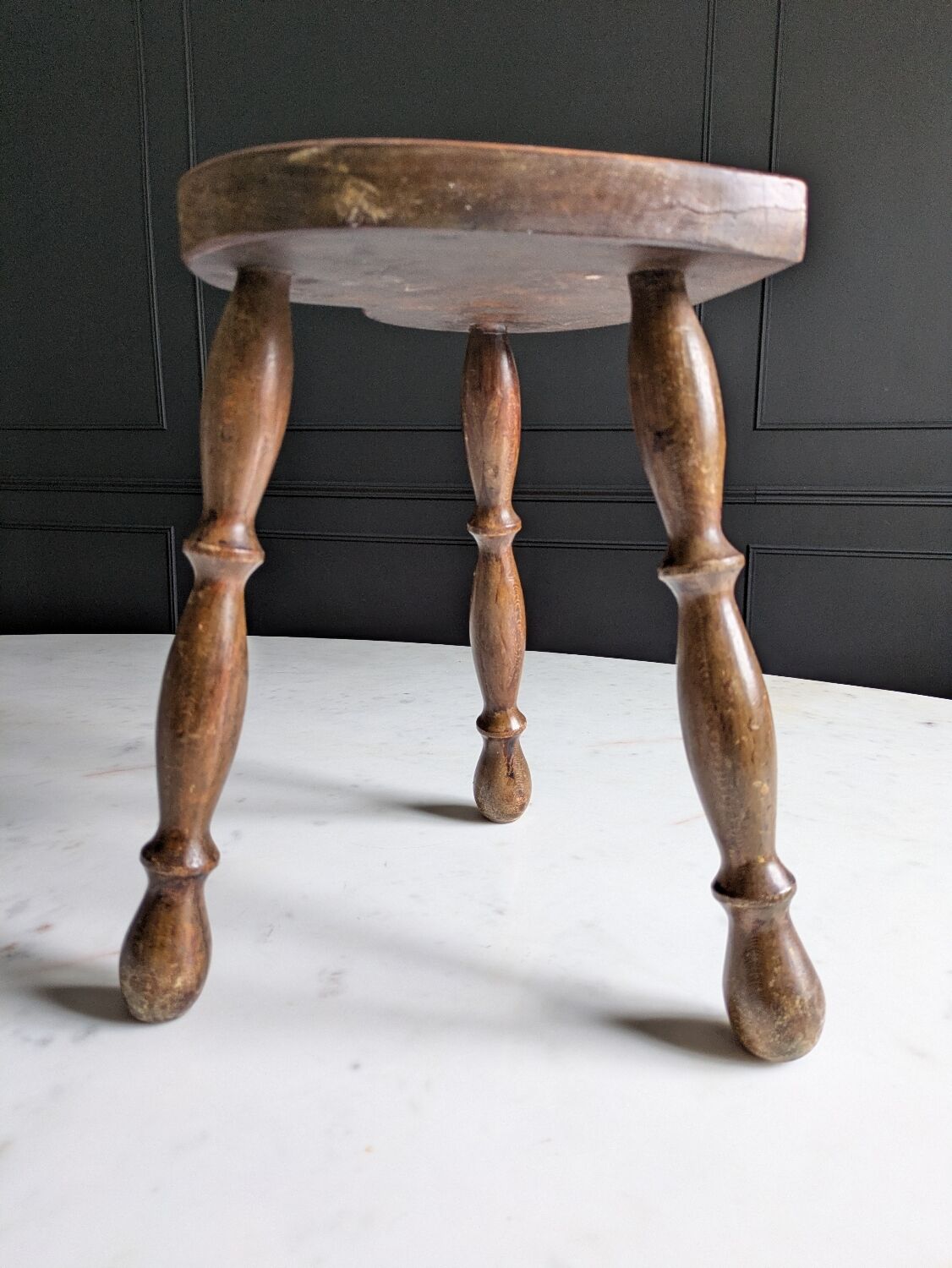 Brutalist tripod stools