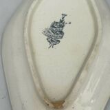 Antique ironstone dish – Salins Récamier – French earthenware dish