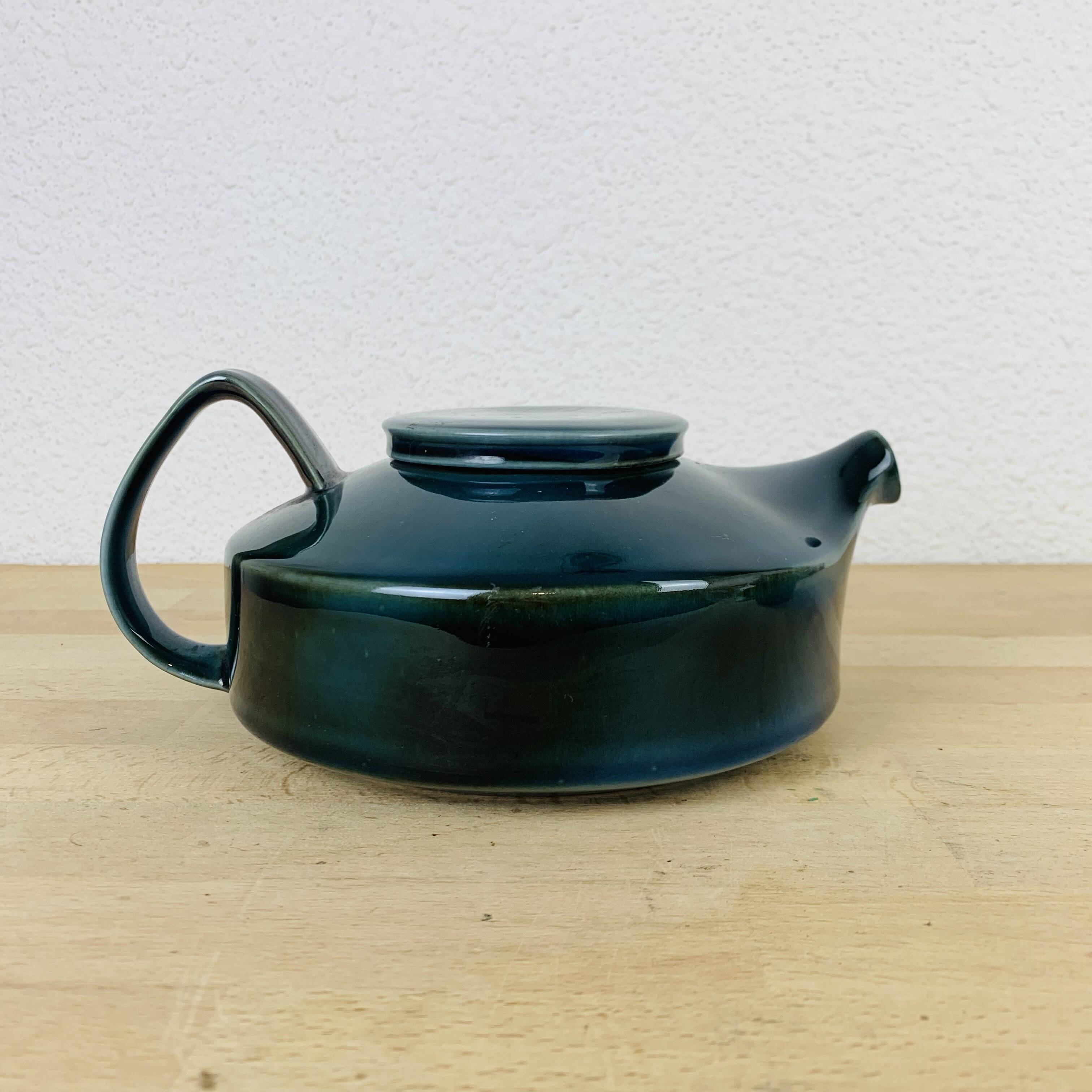 Vintage blue lot porcelain teapot