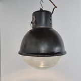 Industrial lamp with glass, 1930s