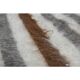 1970s Vintage Turkish Handmade Wool Cotton Beige Brown Kilim Rug 152x208