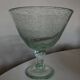 Biot centerpiece on a celadon XXL pedestal, 1960, signed