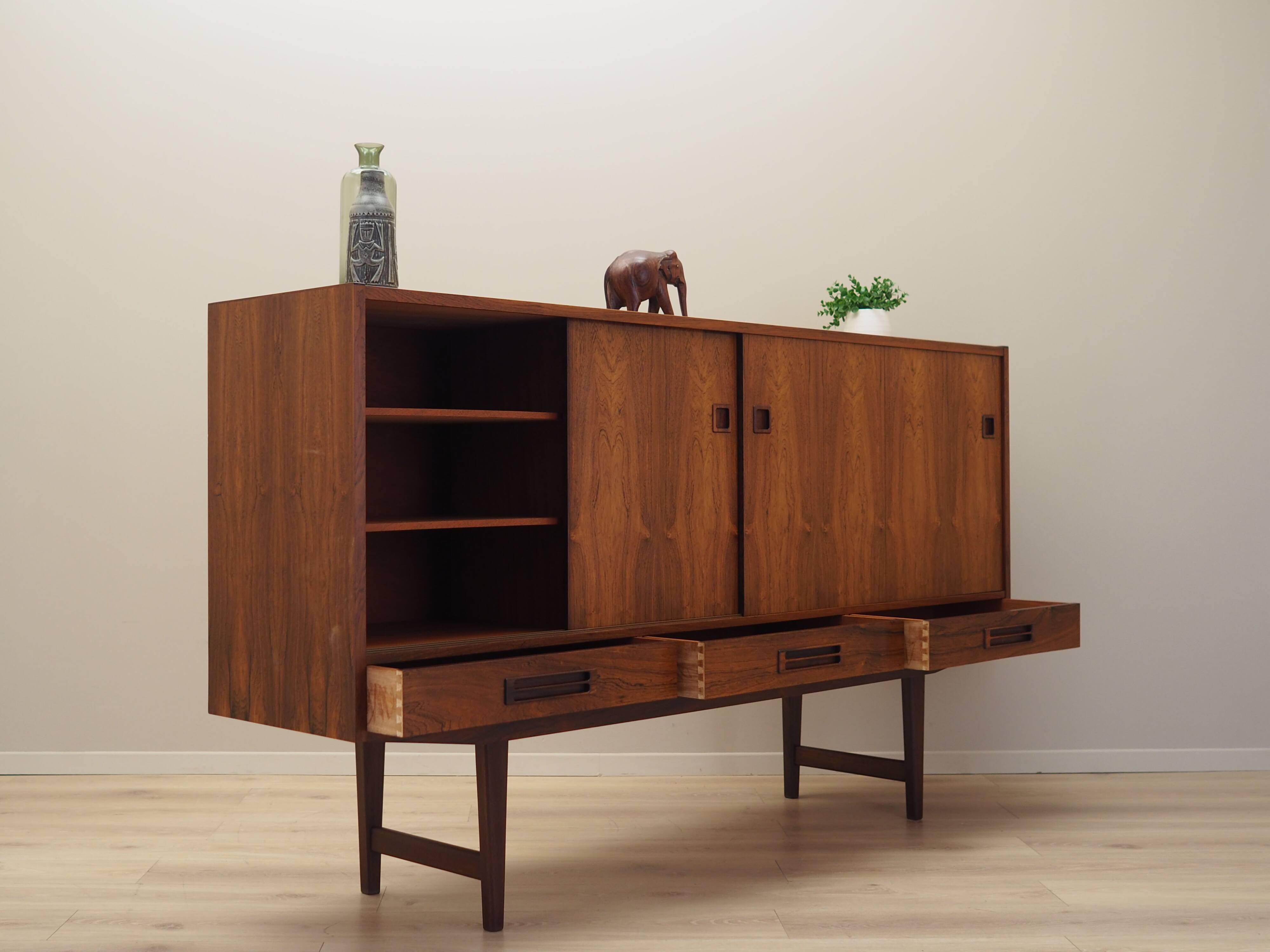 Rosewood highboard, Danish design, 1960s, production: Denmark