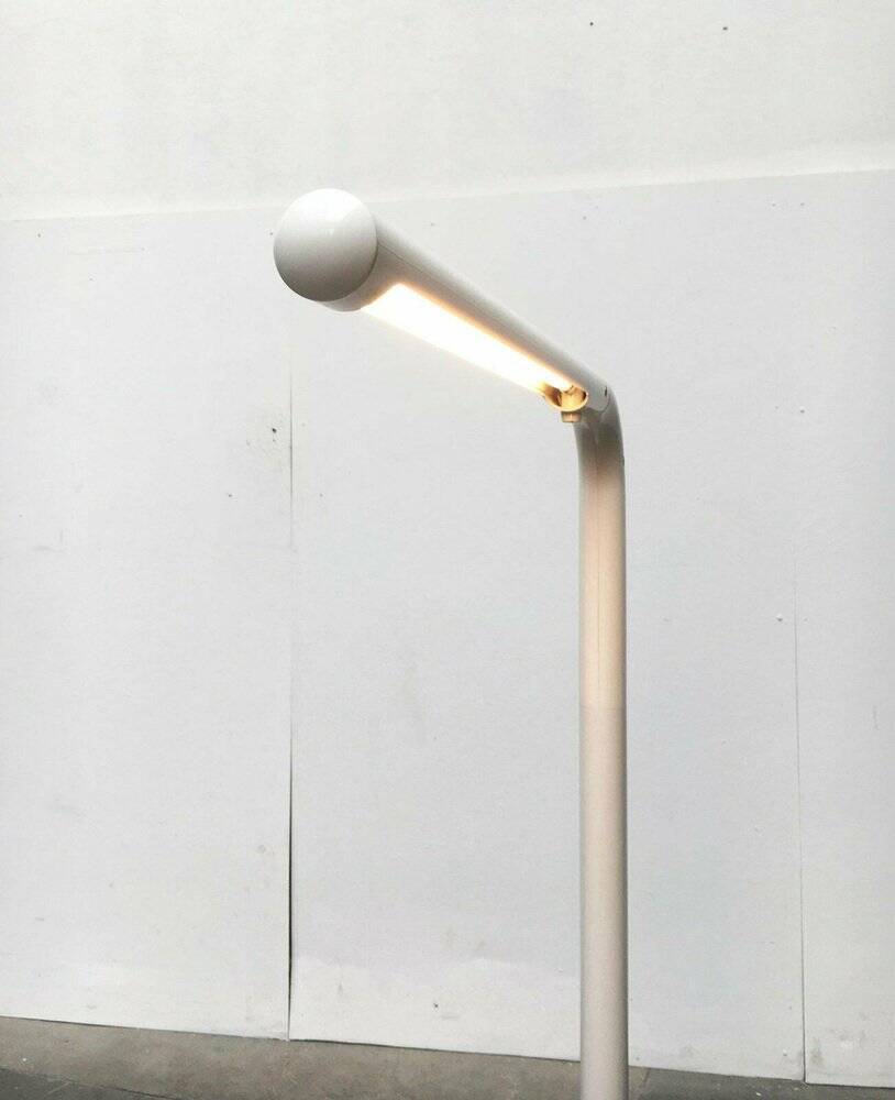 Floor lamp with a tube design from the Swedish Space Age mid-century by Anders Pehrson for Ateljé Lyktan, 1960s.