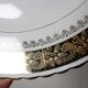 Set of 6 vintage flat plates ADP L Royal Limoges, gilded porcelain - 2