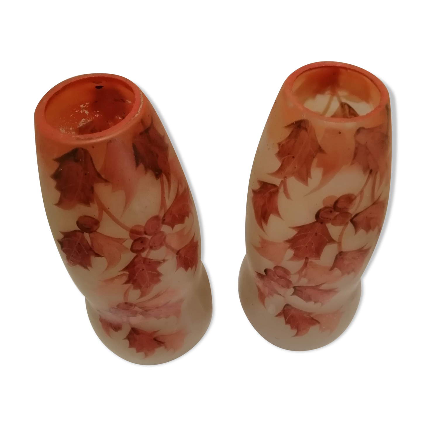 Paire de vases galets
