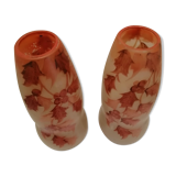 Pair of pebble vases