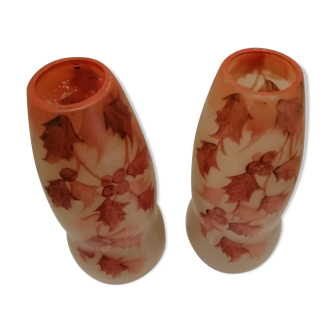 Pair of pebble vases
