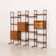 Italian free standing wall unit in teak, 1960s