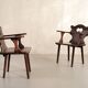 Paire de Fauteuils Savoyards, Frane 1950