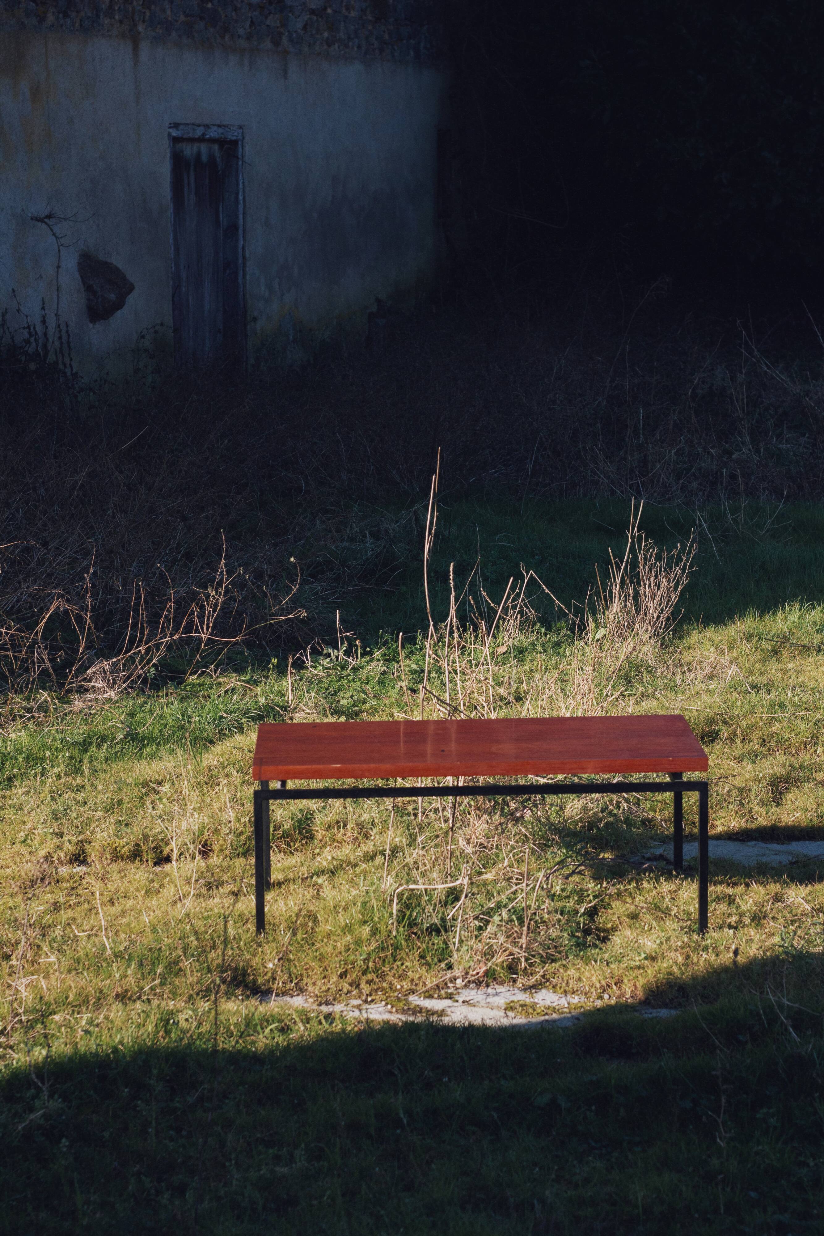 Modernist teak coffee table, 1960