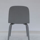 Grey wood chair