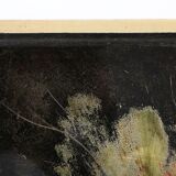 Rare painted coffee table by De Coene Frères, Belgium 1950s