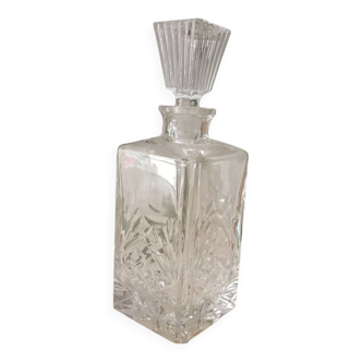 Etzel crystal whiskey decanter