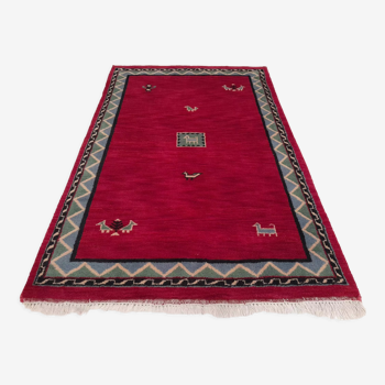 Indo Gabbeh handmade rug 184x123cm