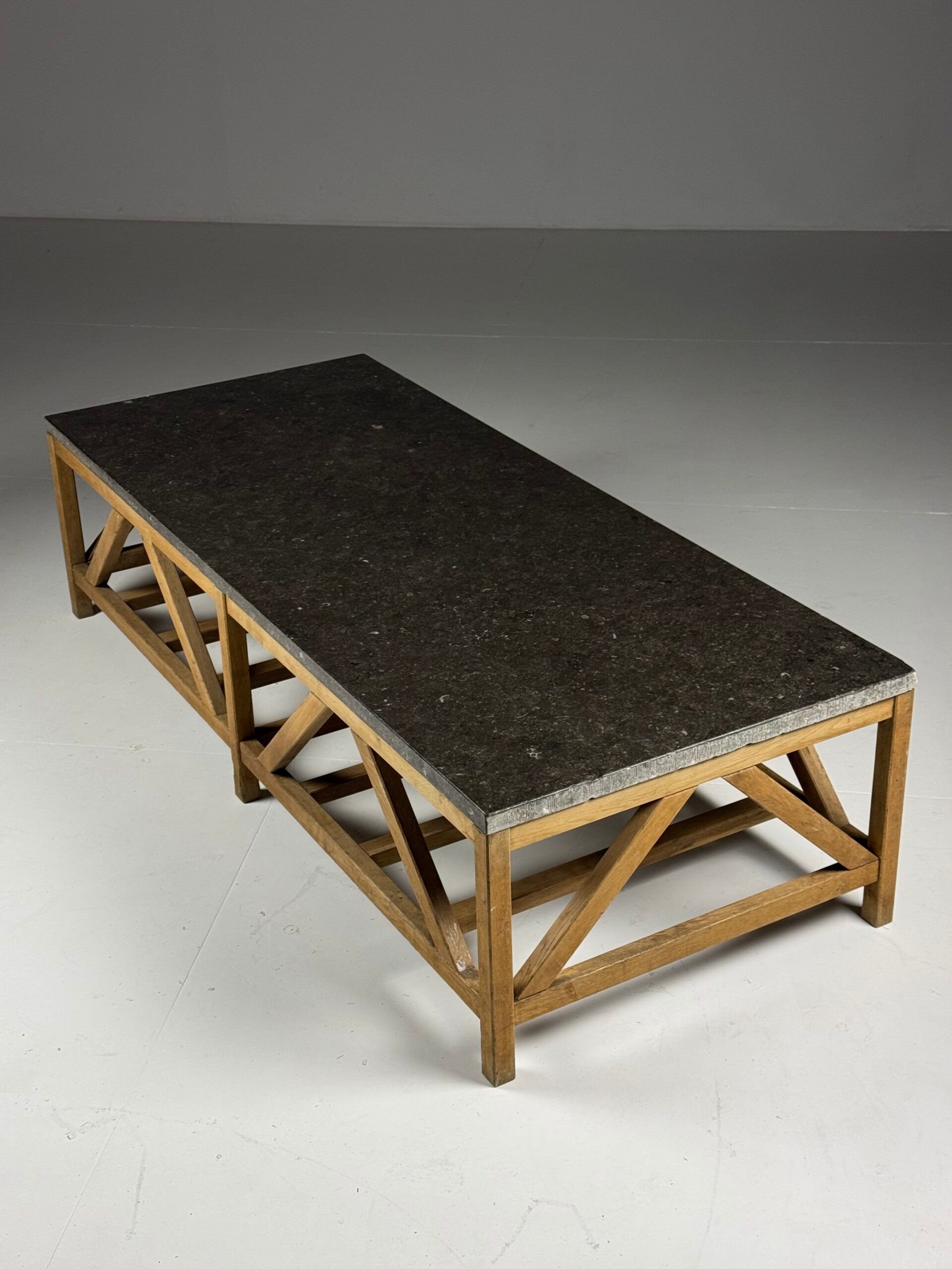 Vintage bluestone coffee table