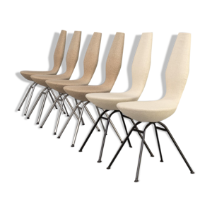 6 chaise de salle à