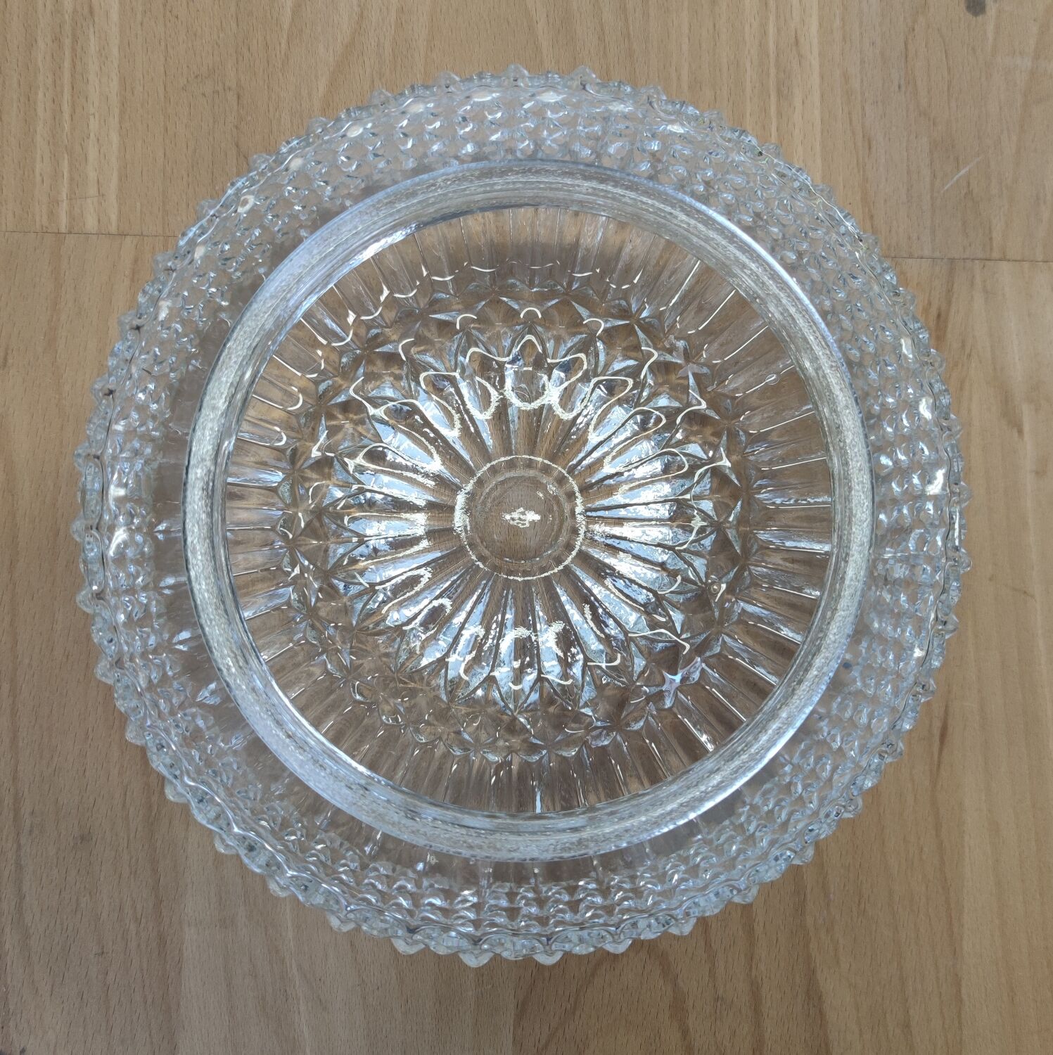 Glass ceiling lamp