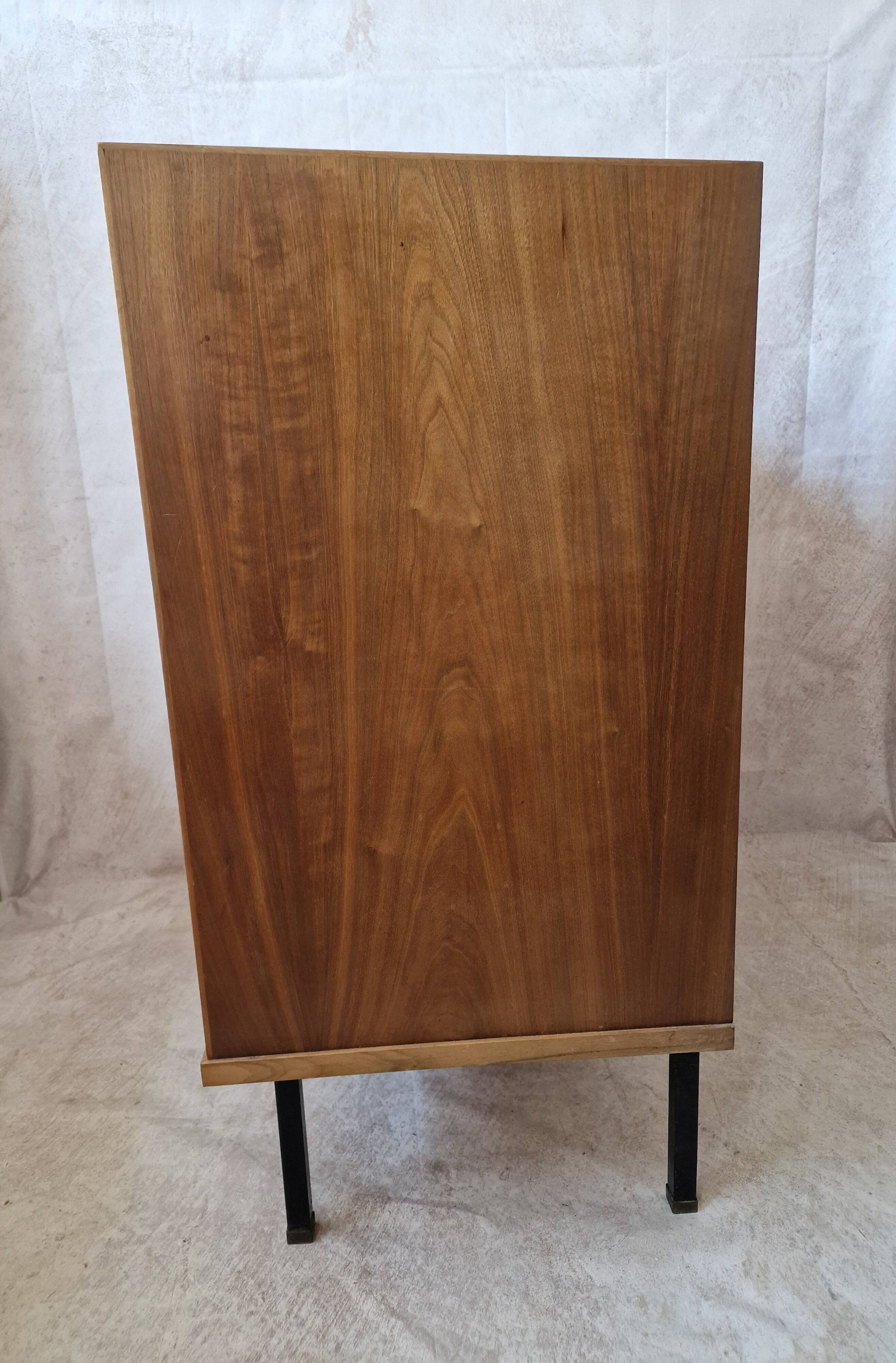 Buffet haut / meuble de bureau en teck
