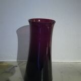 Ruby glass vase